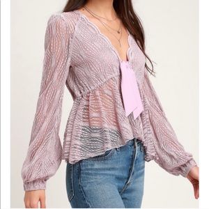 Free People • Luisa Top in Mystic Lavender